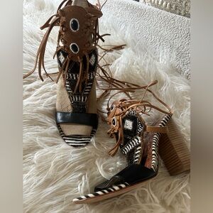 Sam Edelman ankle wrap sandals